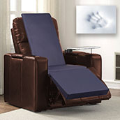 memory foam recliner overlay